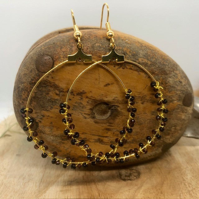 Boucles d'oreilles créoles BOLAZEC
