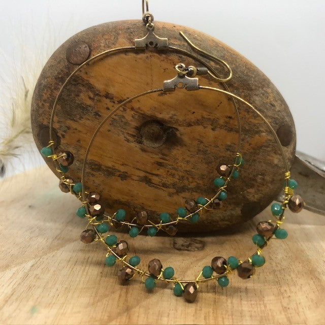 Boucles d'oreilles créoles BOLAZEC