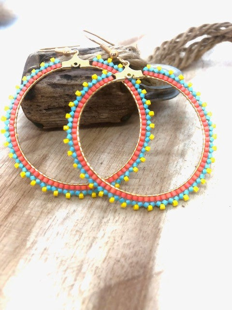Boucles d'oreilles Créoles LANDUDEC