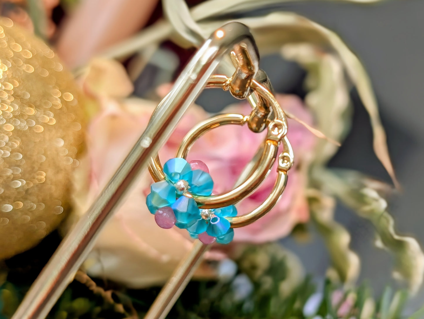 Boucles d'oreilles Créoles LES P'TITES NANTAISES
