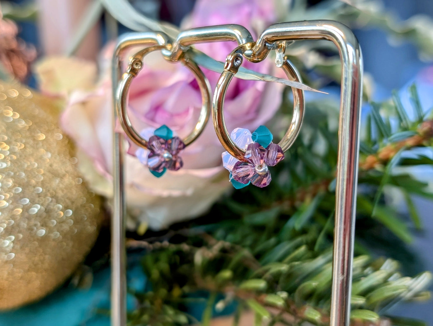 Boucles d'oreilles Créoles LES P'TITES NANTAISES