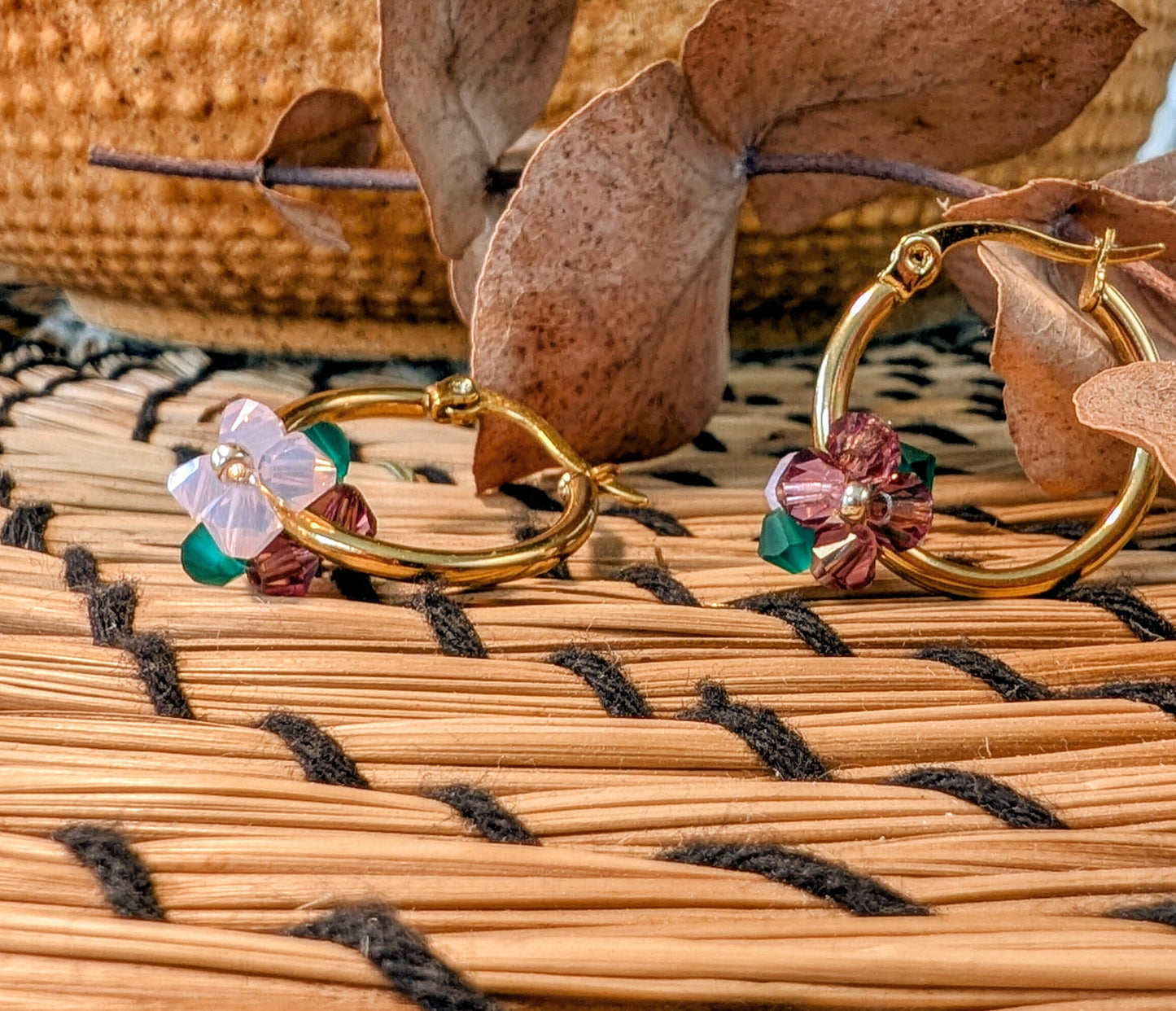 Boucles d'oreilles Créoles LES P'TITES NANTAISES