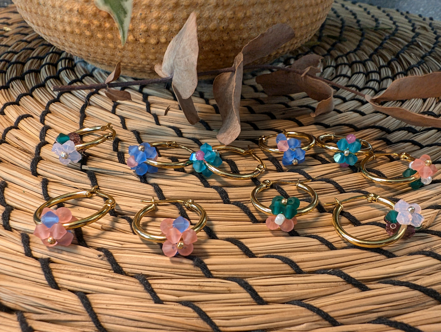 Boucles d'oreilles Créoles LES P'TITES NANTAISES
