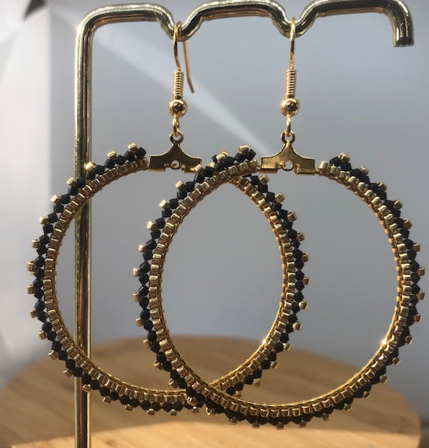 Boucles d'oreilles Créoles LANDUDEC