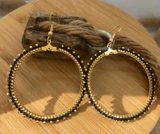 Boucles d'oreilles Créoles LANDUDEC