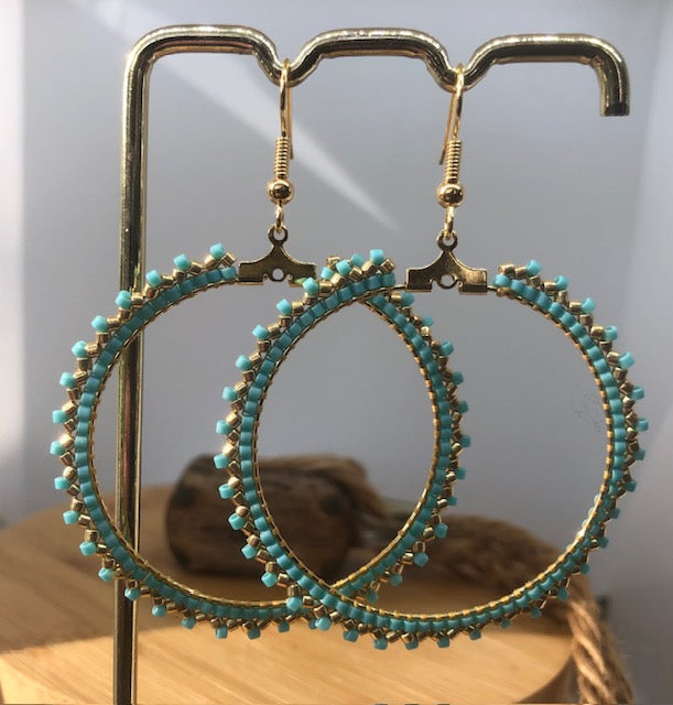 Boucles d'oreilles Créoles LANDUDEC