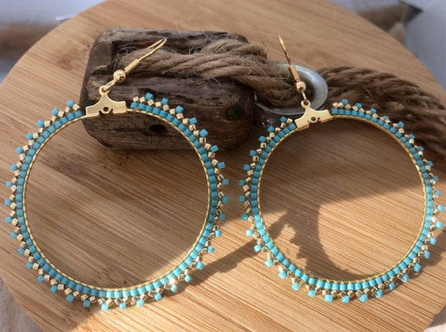 Boucles d'oreilles Créoles LANDUDEC