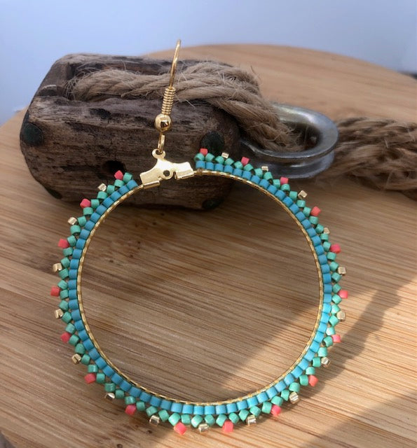 Boucles d'oreilles Créoles LANDUDEC