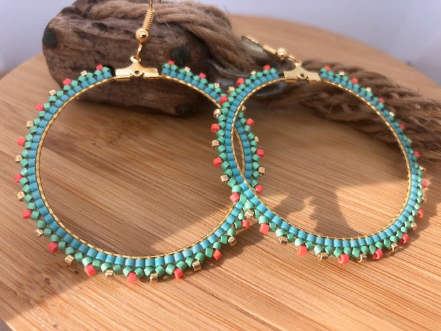 Boucles d'oreilles Créoles LANDUDEC
