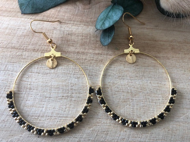 Boucles d'oreilles Créoles Morlaix