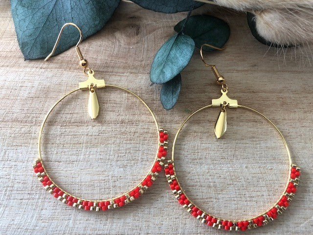Boucles d'oreilles Créoles Morlaix