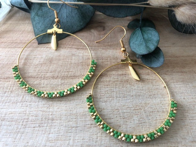 Boucles d'oreilles Créoles Morlaix