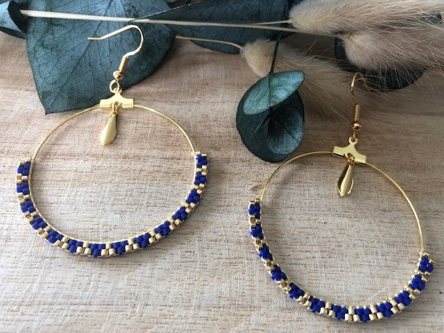 Boucles d'oreilles Créoles Morlaix