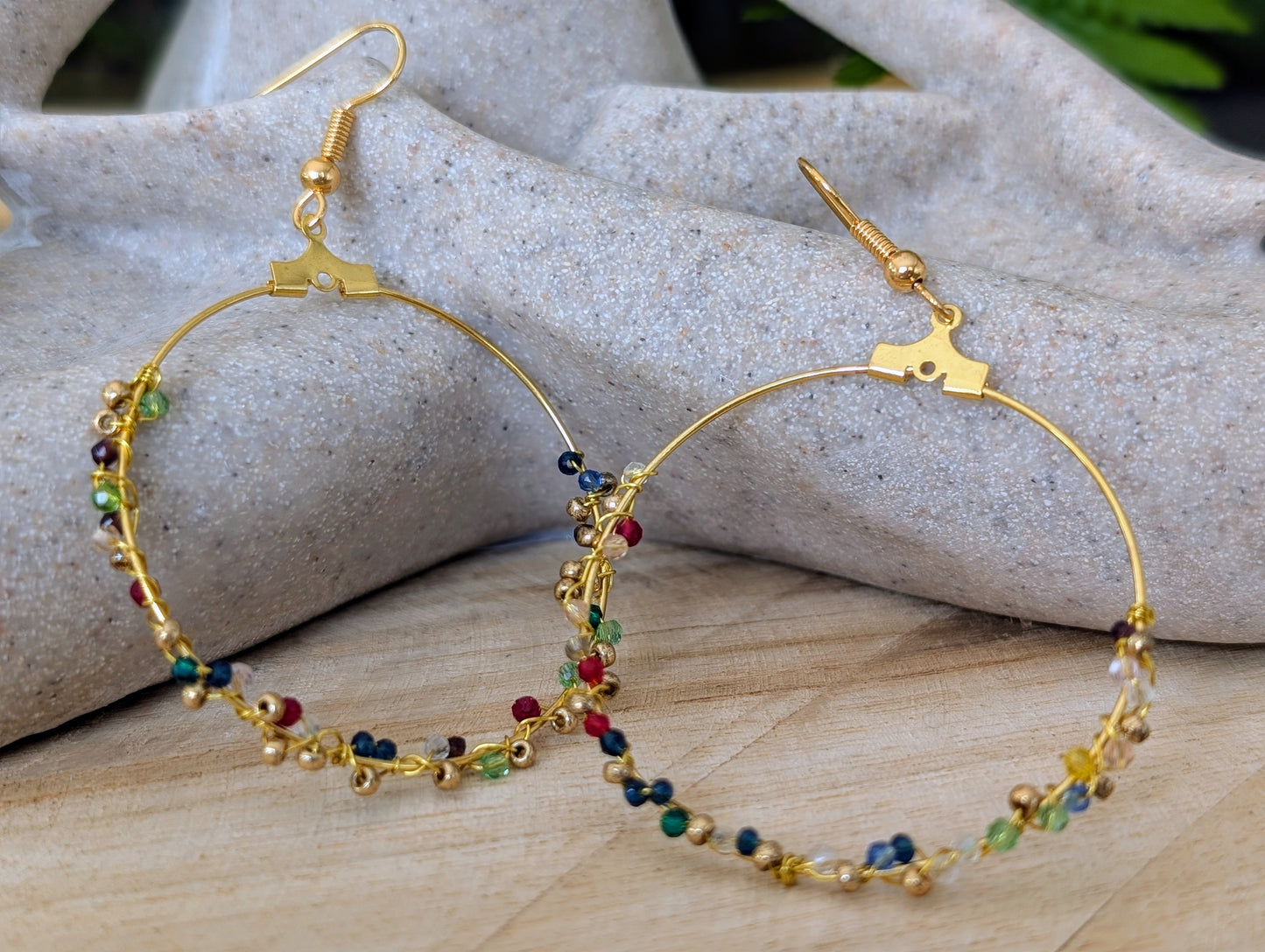 Boucles d'oreilles créoles BOLAZEC