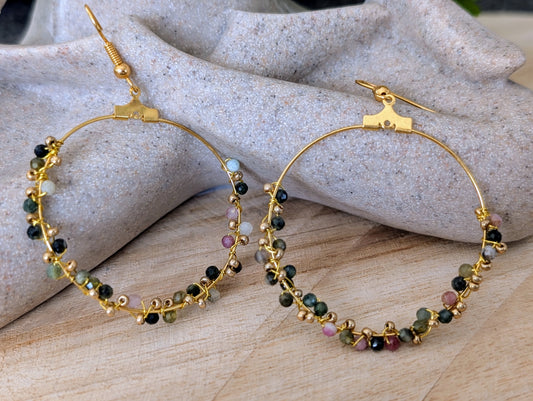Boucles d'oreilles créoles BOLAZEC
